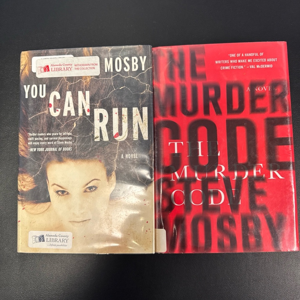 You Can Run & The Murder Code - Two Mystery Novels (Red, Black, Cream)
